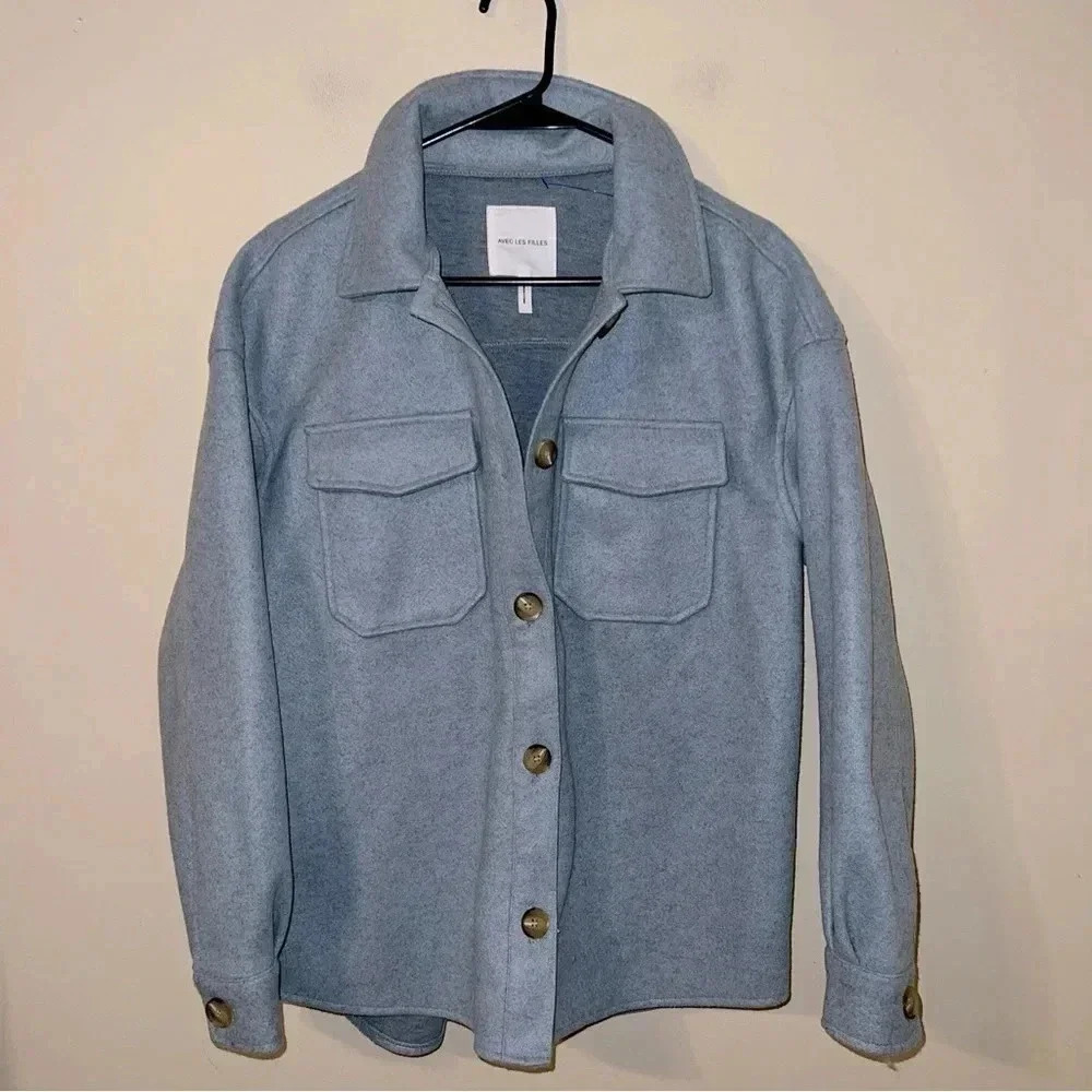 Avec Les Filles Light Blue Jacket